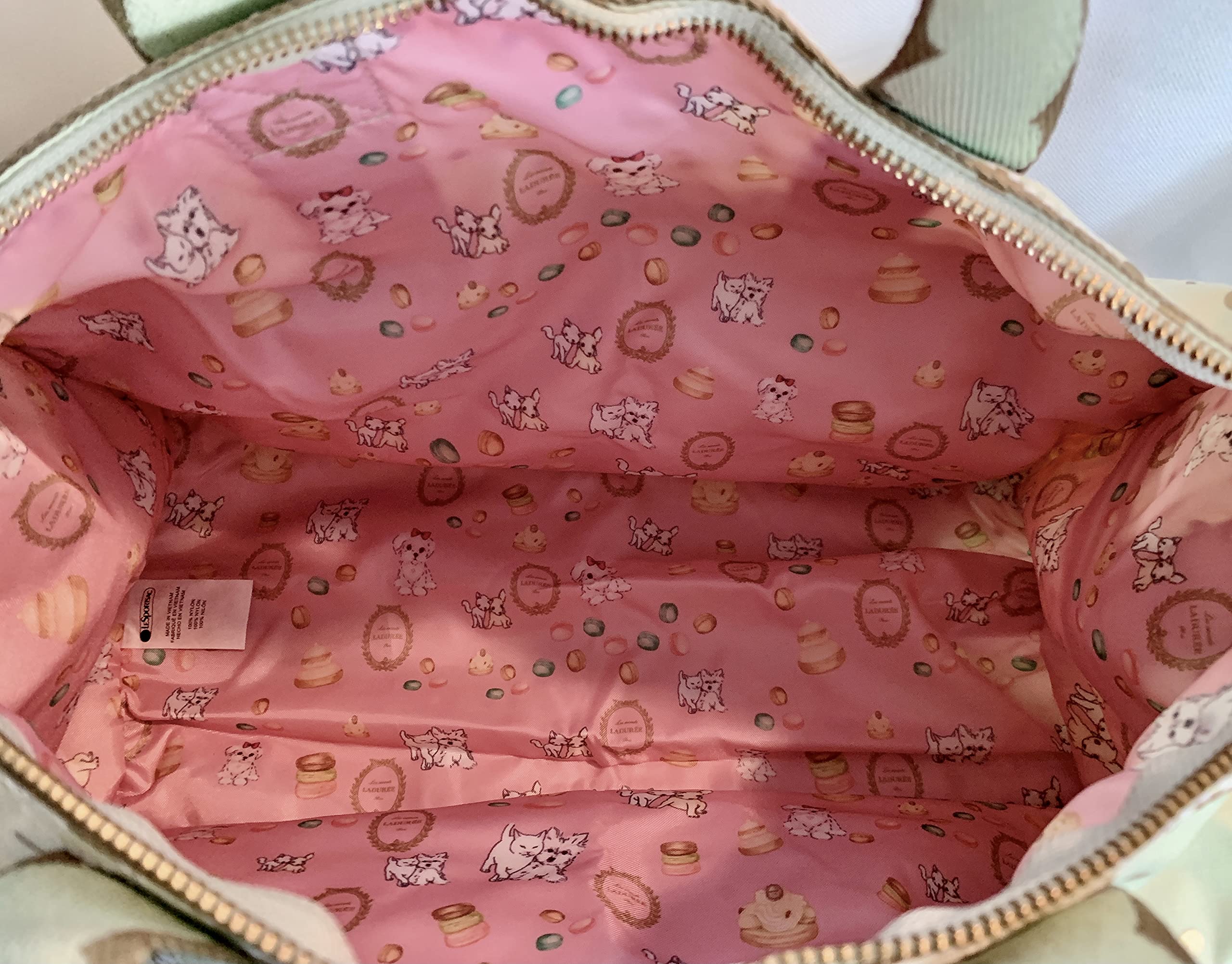 LeSportsac Les Secrets Laduree Pois Pistache Large Week | B2B